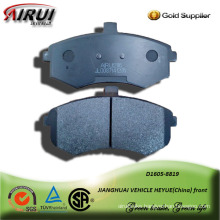 semi-metallic car brake pad for JIANGHUAI VEHICLE HEYUE front